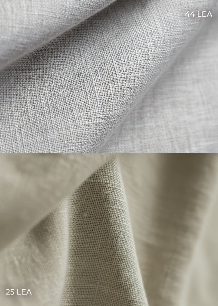 Urban Ease Linen Set - Oversized Half Sleeve Shirt White and Art Trousers Artichoke Green