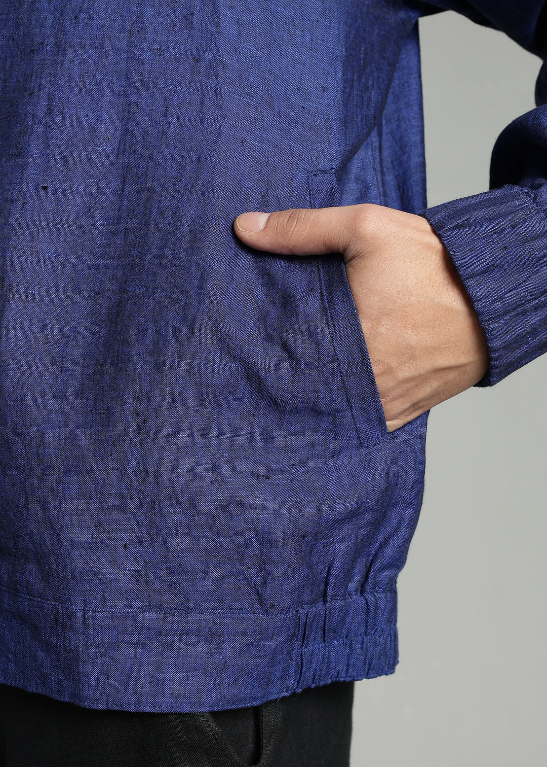 Oakley - Pure Linen Light Weight Overshirt  - Prussian Blue