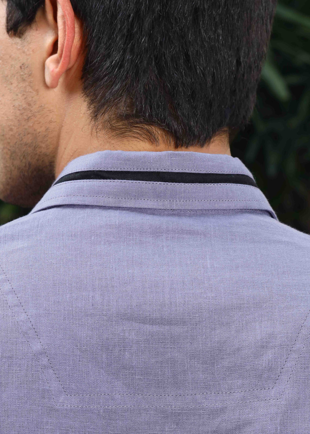 Jack - Pure Linen Polo T-Shirt - Lavender Violet