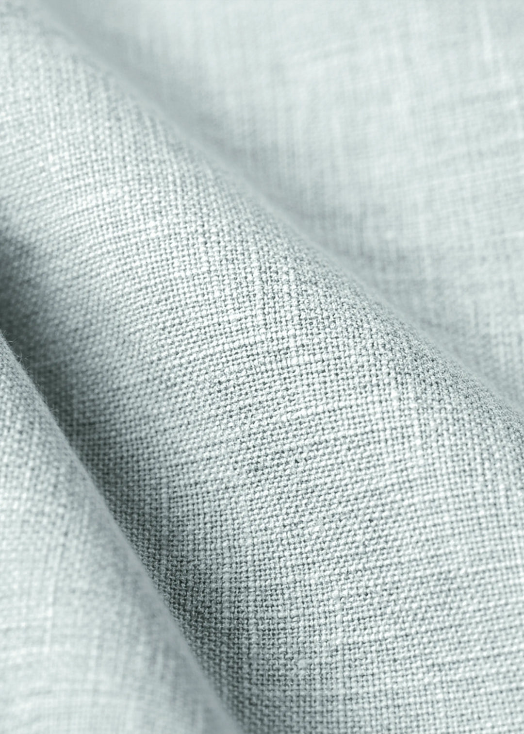 Simon - Pure Linen Stitch Detail Short Sleeve T-Shirt - Light Blue