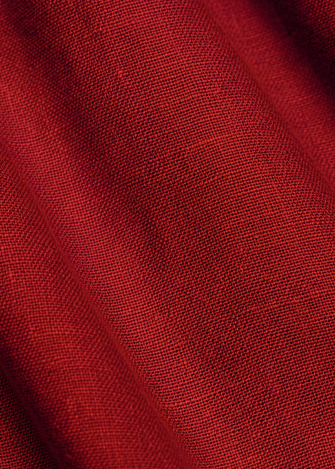 Kurta Sets - Parker Pure Linen Mid Kurta  | Mud Red