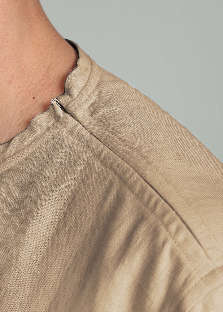 Nash T-shirt in 25 LEA & Ivo Pant Co-ord set - Light Hazelnut Brown & Cocoa Brown