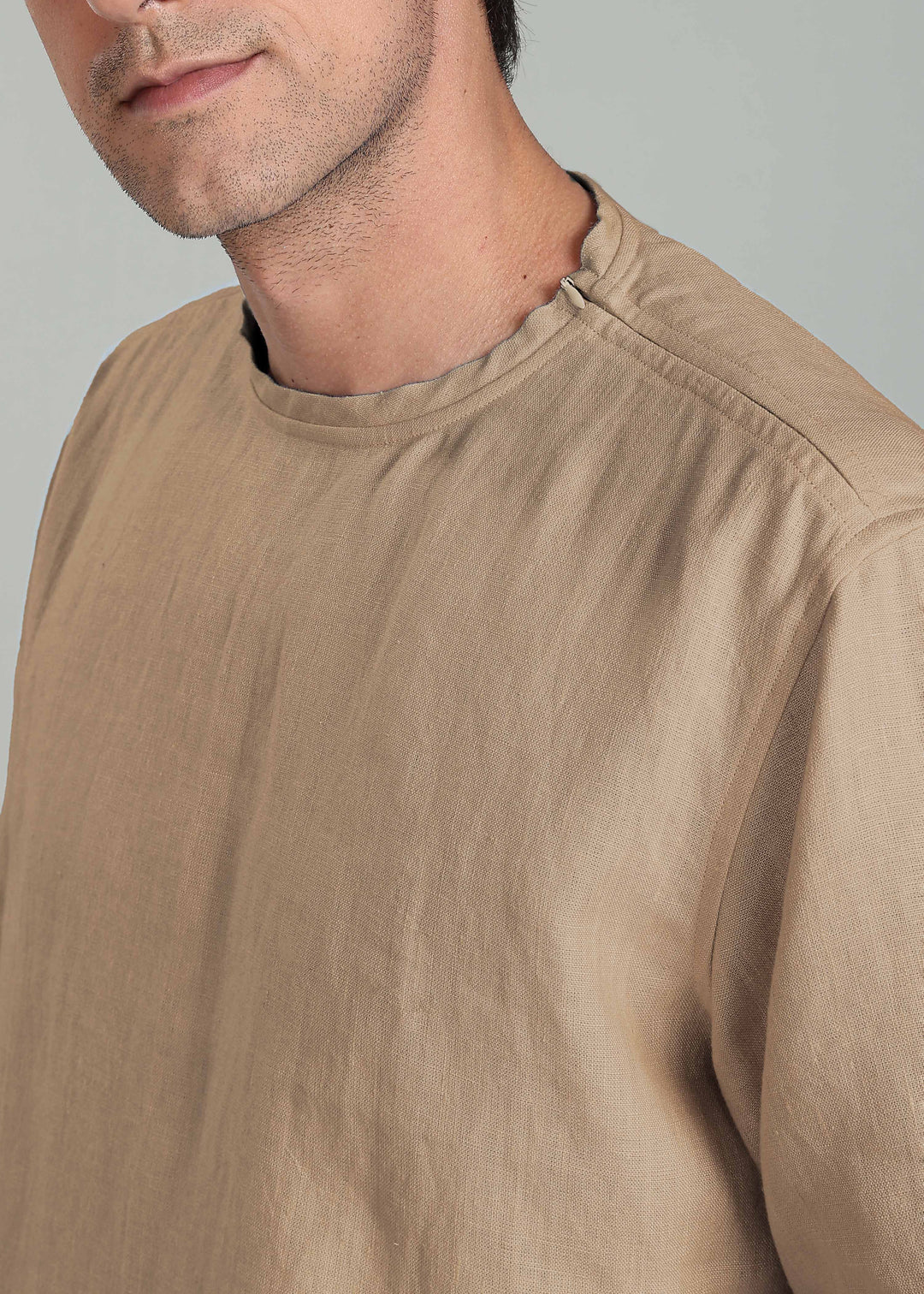 Nash T-shirt in 25 LEA & Ivo Pant Co-ord set - Light Hazelnut Brown & Cocoa Brown