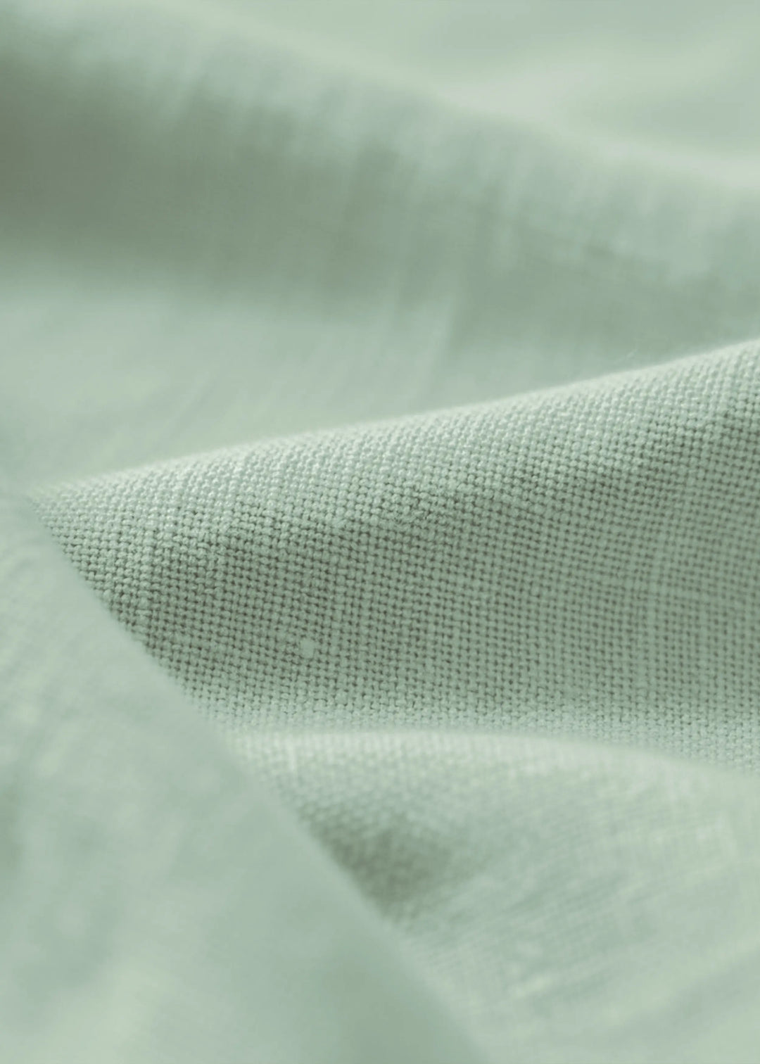 Simon - Pure Linen Stitch Detail Short Sleeve T-Shirt - Pastel Green