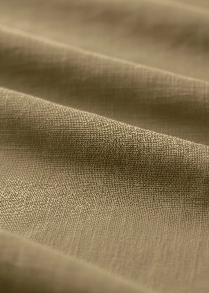 Jade - Pure Linen Shacket - Sage Green