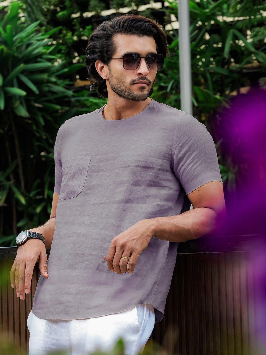 Break through the summer heat with pure linen t-shirts – Linen Trail