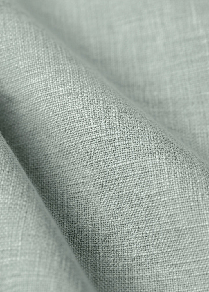 Ian Pure Linen Trousers - Slow Green