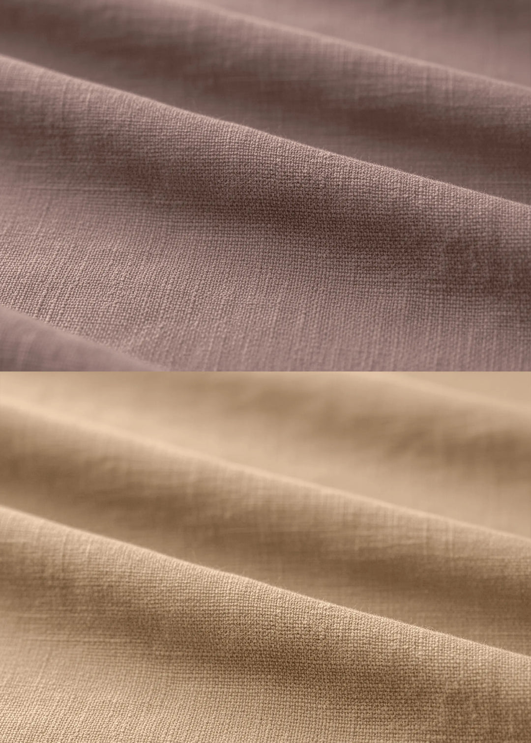 Zach - Double Colour Block Linen Short Sleeve T-Shirt - Toasted Brown & Oakwood Brown