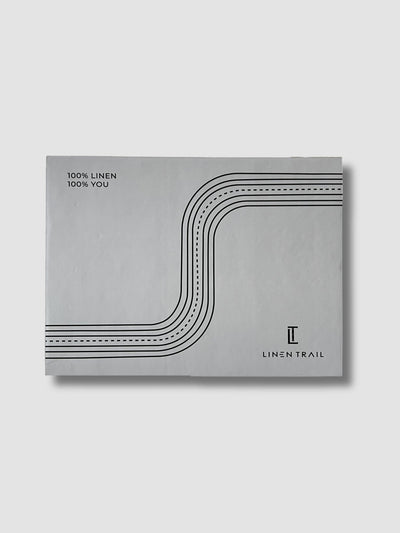 100% Pure White Linen Fabric | Gift Box