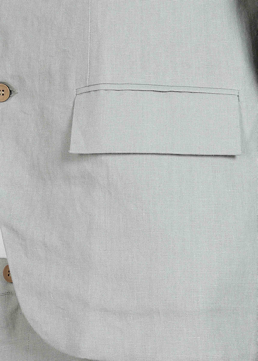 Wade - Deconstructed Pure Linen Jacket - Slow Green