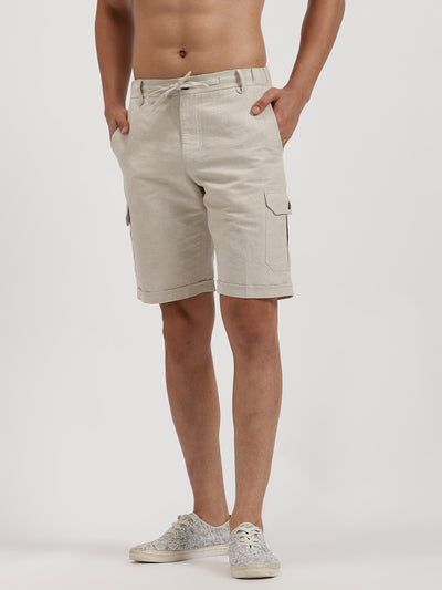 Reed - Linen Shorts - Ecru