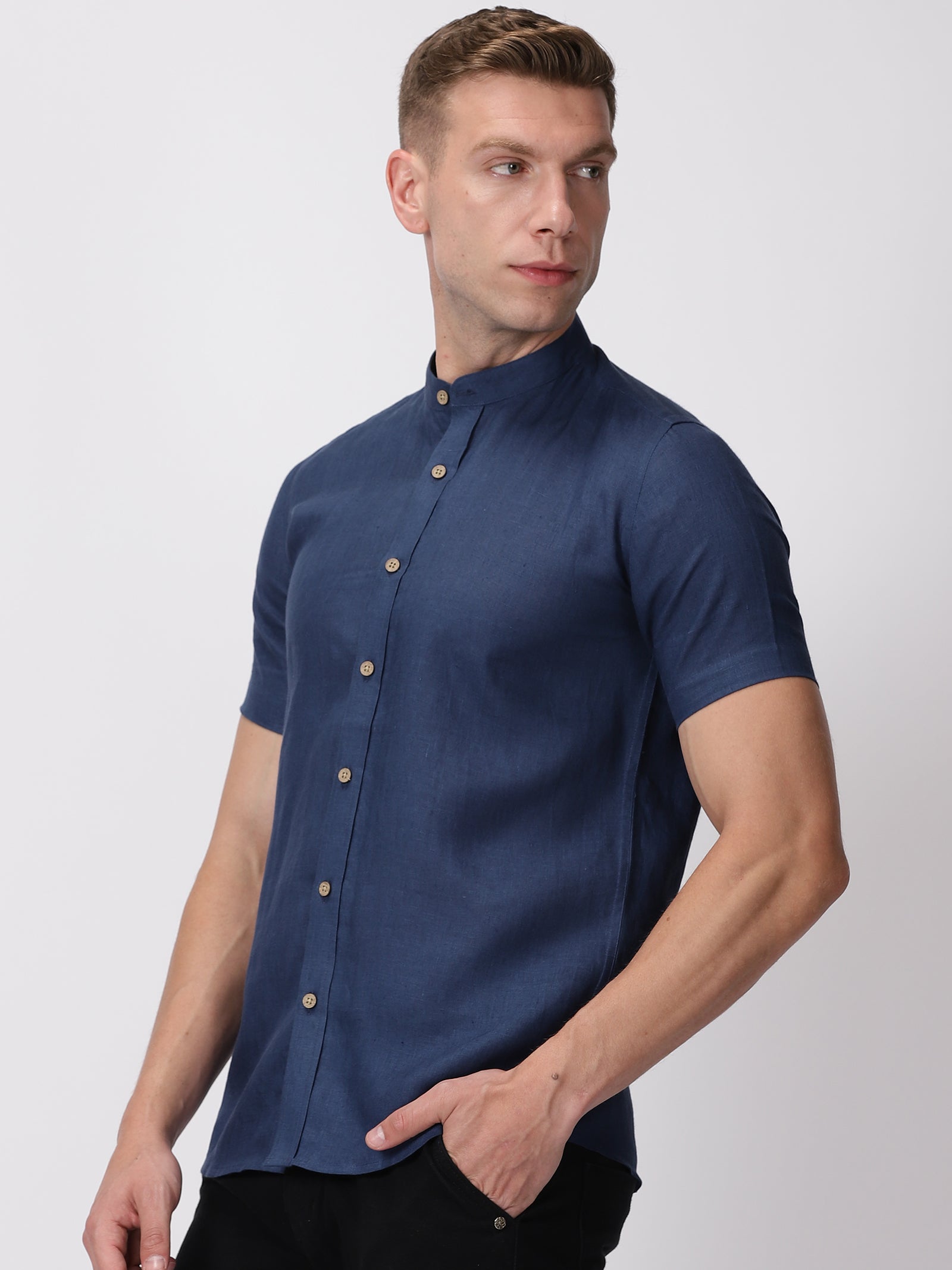 Denim Collection cotton denim shirt | GIORGIO ARMANI Man
