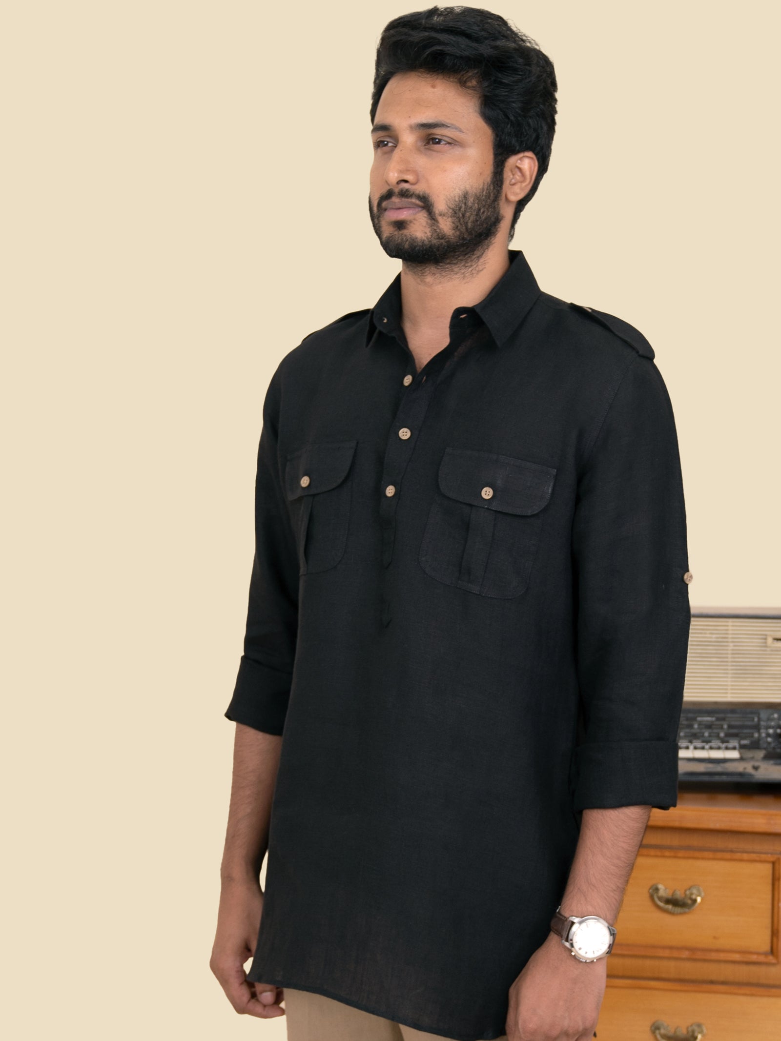 Double pocket kurta online pajama